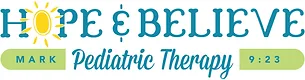Hope and Believe Pediatric Therapy